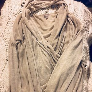 JJill twist wrap sweater